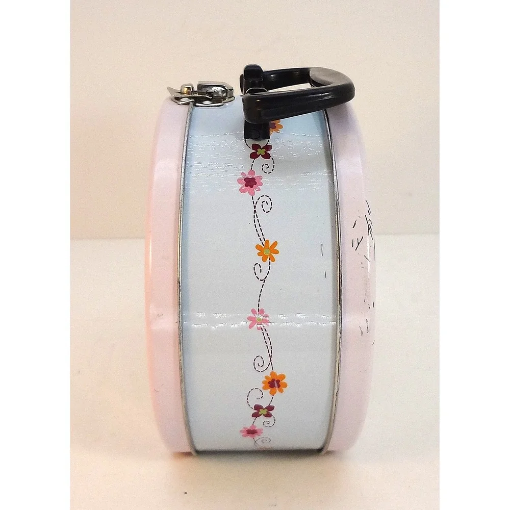 Vintage Looney Tunes Tweety Bird Totally Sweet Round‎ Tin Lunchbox Carry Case